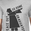 Graduated Dab Dance Mens Grey Shirt