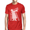 Graduated Dab Dance Mens Red Shirt