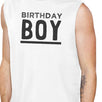 Birthday Boy Mens White Muscle Top
