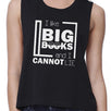 I Like Big Books Cannot Lie Womens Black Crop Top
