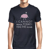 Cannot Brain Has The Dumb Mens Navy Shirt