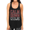 It's PE Not The Olympics Womens Black Tank Top