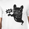 Boo French Bulldog Ghost Mens White Shirt