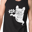 Boo French Bulldog Ghost Mens Black Tank Top