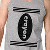 Crayon Mens Grey Tank Top