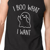 I Boo What I Want Ghost Mens Black Tank Top