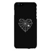 Heart Spider Web Black Phone Case