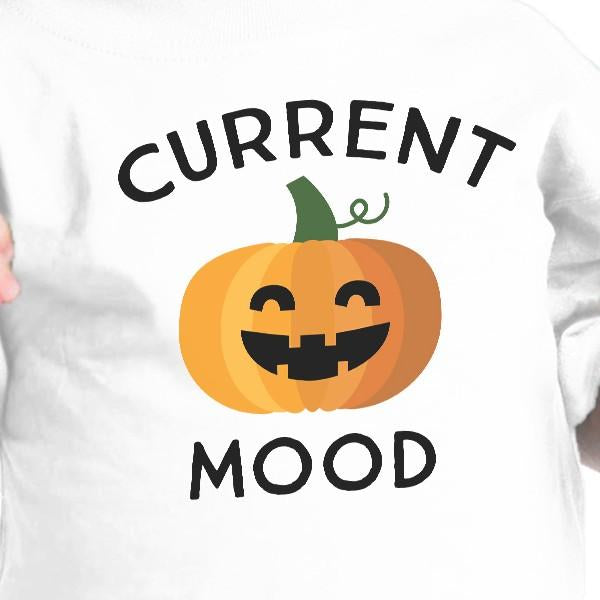 Pumpkin Current Mood Baby White Shirt