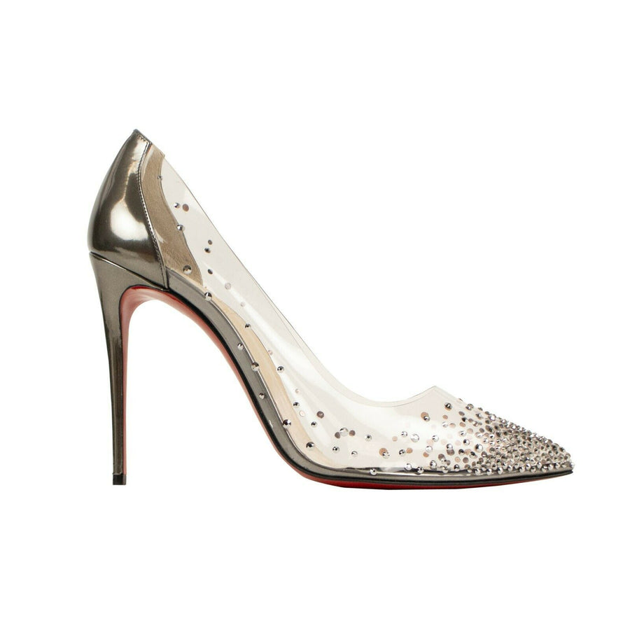 Degastrass PVC 100mm Pumps - Dark Gold