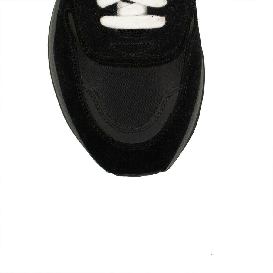 Suede Arrow Running Sneakers - Black