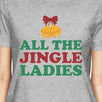 All The Jingle Ladies Womens Grey Shirt