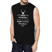 Have Yourself A Merry Little Christmas Mens Black Muscle Top