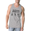 My Holiday Workout Mens Grey Tank Top