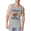 Feast Mode Mens Grey Tank Top