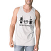 Never Forget Mens White Tank Top