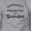 Officially Promoted To Grandpa Grey Sweatshirt