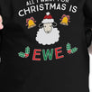 All I Want For Christmas Is Ewe Baby Black Shirt