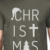 Christmas Letters Mens Dark Grey Shirt