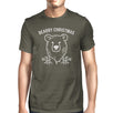 Bearry Christmas Bear Mens Dark Grey Shirt