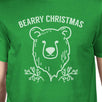Bearry Christmas Bear Mens Green Shirt