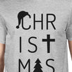 Christmas Letters Mens Grey Shirt