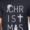 Christmas Letters Mens Navy Shirt