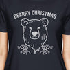 Bearry Christmas Bear Womens Navy Shirt