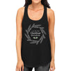 I Am The Best Christmas Decoration Wreath Womens Black Tank Top