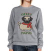 Merry Pugmas Pug Grey Sweatshirt