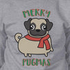 Merry Pugmas Pug Grey Sweatshirt
