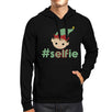 Hashtag Selfie Elf Black Hoodie