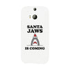 Santa Jaws Is Coming White Phone Case