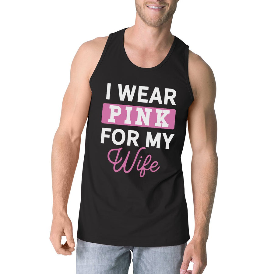 I Wear Pink For My Wife Mens Tank Top