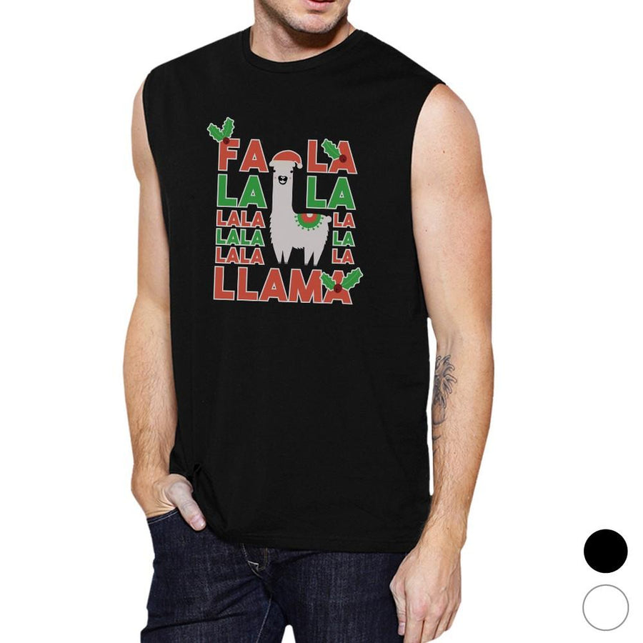 Falala Llama Mens Muscle Shirt