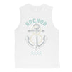 Anchor Hook Mens Vintage Design Muscle Shirt Funny Workout Tank Top