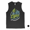 Green Ice Cream Mens Muscle Shirt
