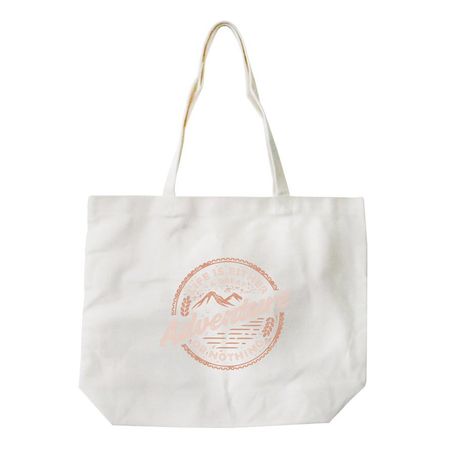 Adventure Or Nothing Canvas Shoulder Bag