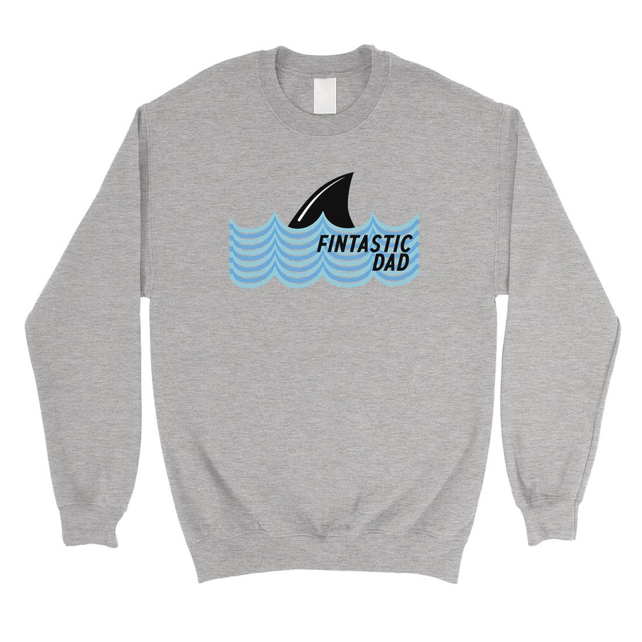 Fintastic Dad Mens/Unisex Fleece Sweatshirt