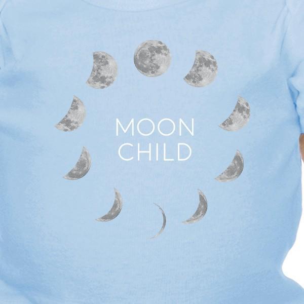 Moon Child Baby Sky Blue Bodysuit
