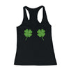 Four Leaf Clovers Women's Tank Top St Patricks Day Tanks Cute Tanktop