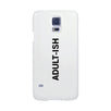 Adult-ish White Funny Quote Cute Phone Cases For Apple, Samsung Galaxy, LG, HTC