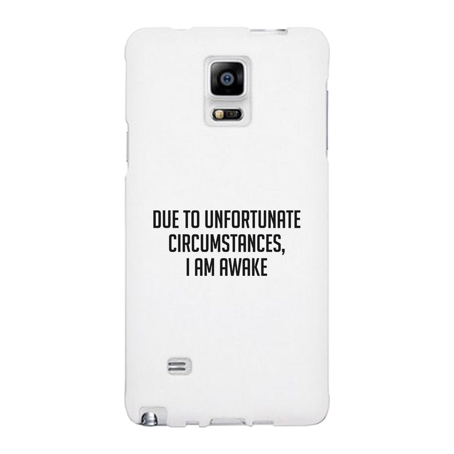 I'm Awake White Ultra Slim Cute Phone Cases For Apple, Samsung Galaxy, LG, HTC