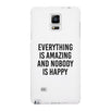 Nobody Happy White Slim Fit Cute Phone Cases For Apple, Samsung Galaxy, LG, HTC