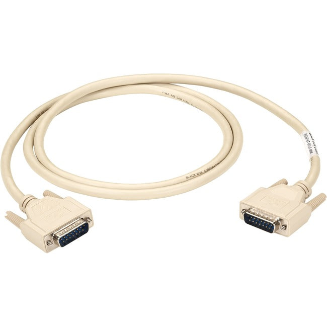 Black Box DB15 Thumbscrew Cable - Male/Male, 5-ft.