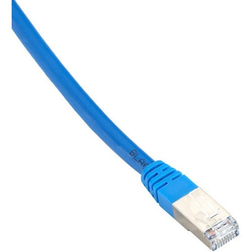 Black Box Cat6 400-MHz, Shielded, Solid Backbone Cable (FTP), Plenum, Blue, 10-ft. (3.0-m)