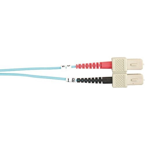 Black Box 10-GbE 50-Micron Multimode Value Line Patch Cable, SC-SC, 2-m (6.5-ft.)