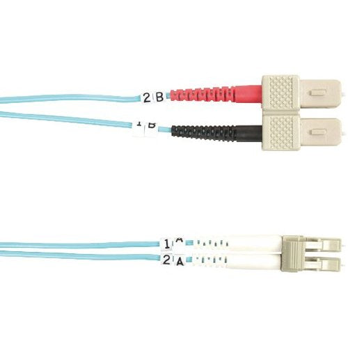 Black Box 10-GbE 50-Micron Multimode Value Line Patch Cable, SC-LC, 10-m (32.8-ft.)