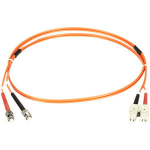 Black Box 50-Micron Multimode Fiber Optic Value Patch Cable, Duplex, Zipcord