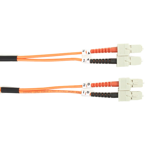 Black Box 62.5-Micron Multimode Value Line Patch Cable, SC-SC, 2-m (6.5-ft.)