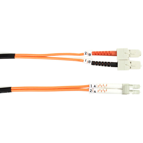 Black Box 62.5-Micron Multimode Value Line Patch Cable, SC-LC, 3-m (9.8-ft.)